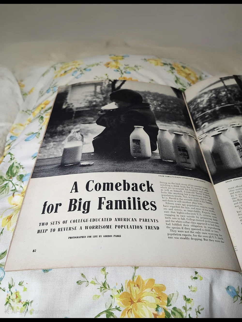 Life Magazine birth giving original